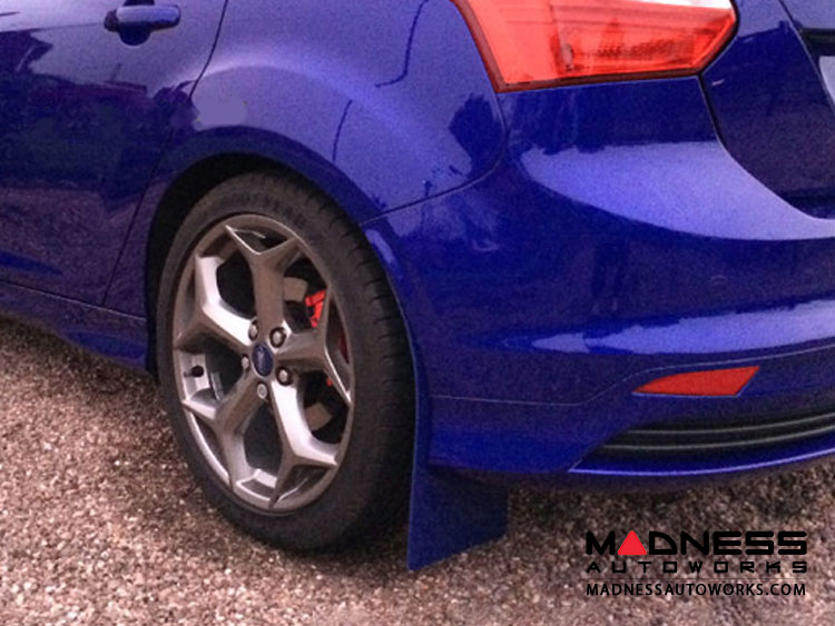 Ford Focus ST Mud Flaps by RallyFlapZ (4) Spirit Blue (2011 2017
